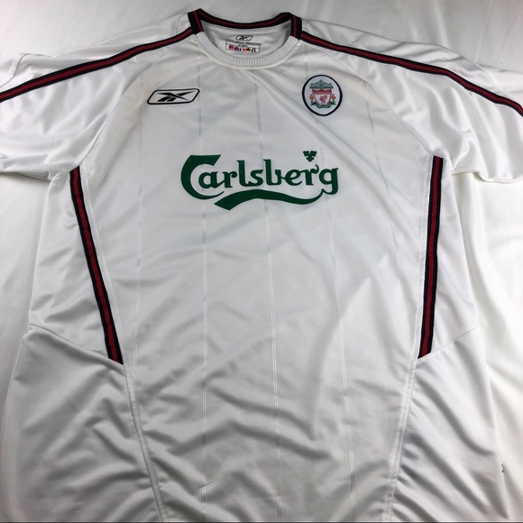 Reebok Shirts Vintage Reebok Soccer Jersey Liver Pool Fc White